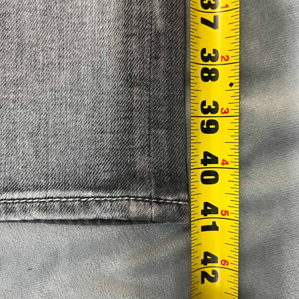 Buffalo David Bitton Ash-X Slim Stretch Jeans Mens 30x32 Gray Faded - Picture 5 of 8
